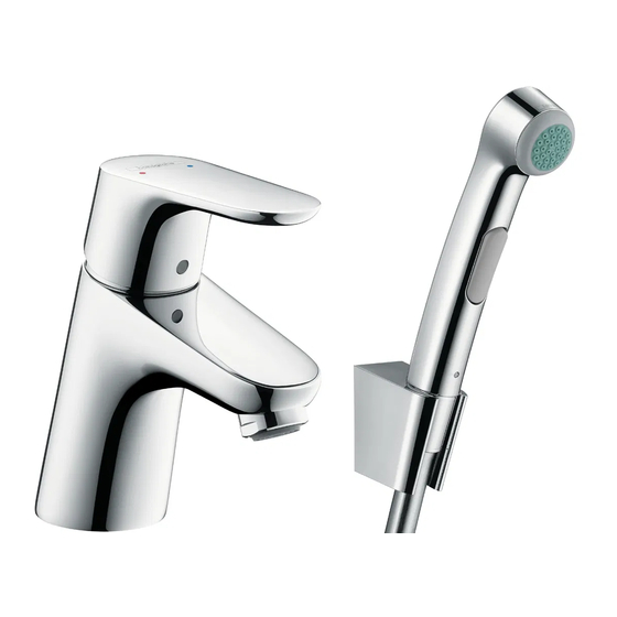 HANSGROHE Focus E2 Gebrauchsanleitung, Montageanleitung