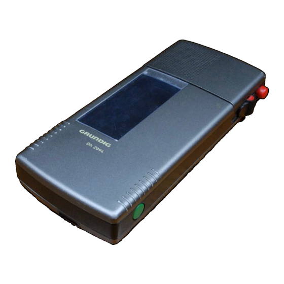 Grundig Dh 2094 Bedienungsanleitung