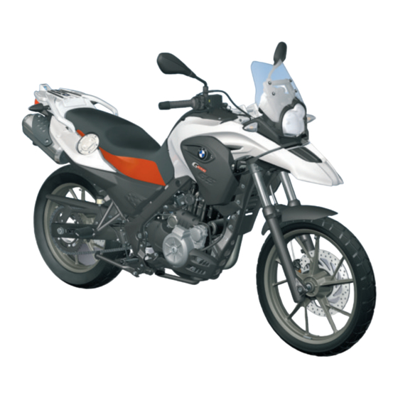 BMW Motorrad G 650 GS 2010 Betriebsanleitung