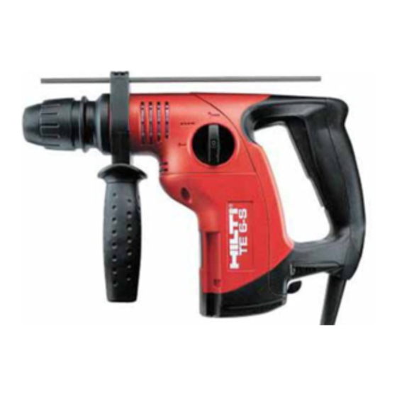 Hilti TE 6-S Bedienungsanleitung