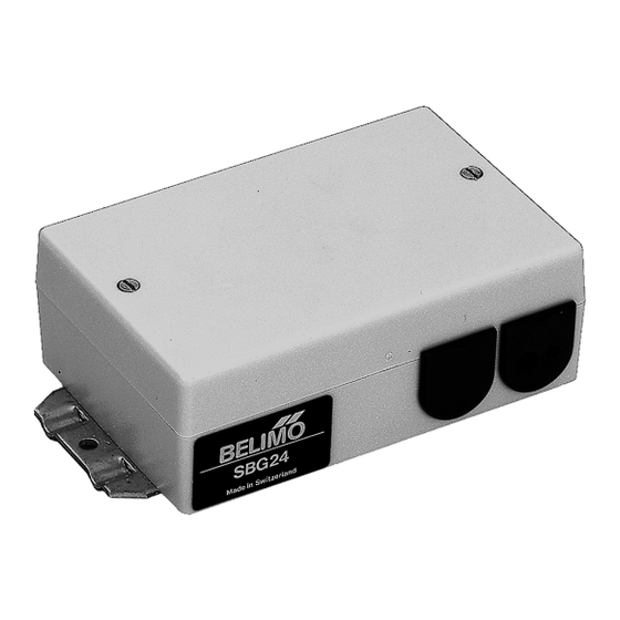 Belimo SBG24 Montageanleitung