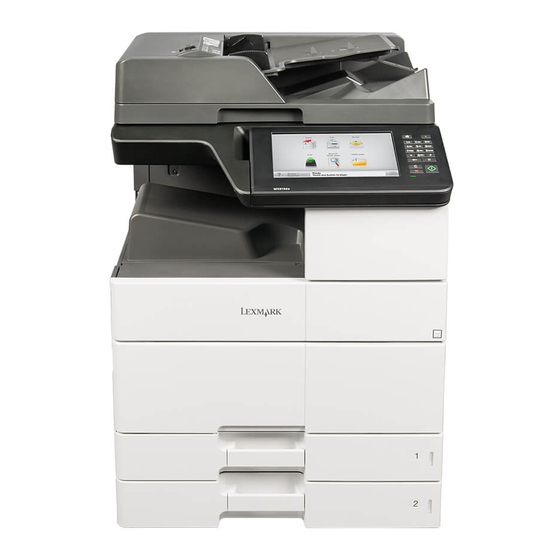 Lexmark XM9145 Handbücher