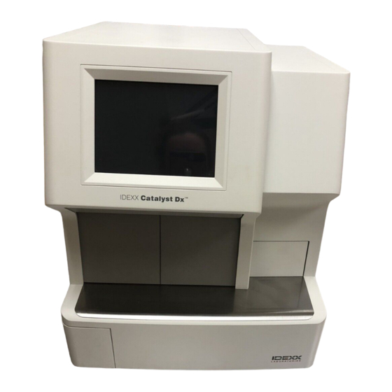 IDEXX CATALYST DX* HANDBUCH PdfHerunterladen ManualsLib