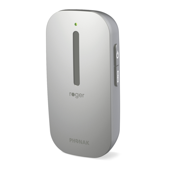 PHONAK ROGER CLIPON MIC GEBRAUCHSANWEISUNG PdfHerunterladen ManualsLib