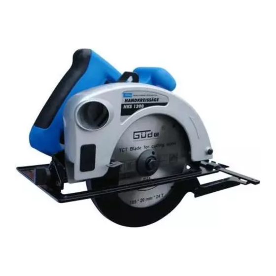 Image of Güde HKS 1200 hand-held circular saw