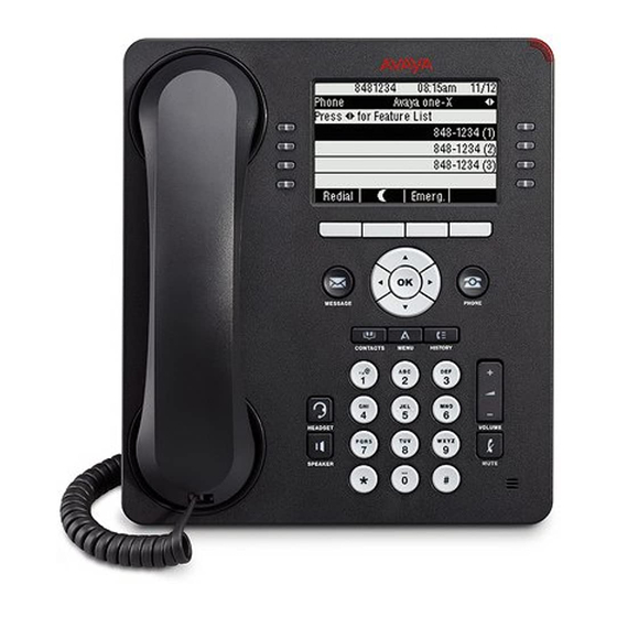 AVAYA 9608 BENUTZERHANDBUCH Pdf-Herunterladen | ManualsLib