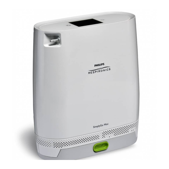 PHILIPS RESPIRONICS SIMPLYGO MINI BENUTZERHANDBUCH PdfHerunterladen