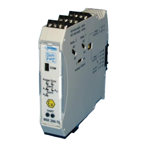 Mutec MSK200ib-TE Betriebsanleitung