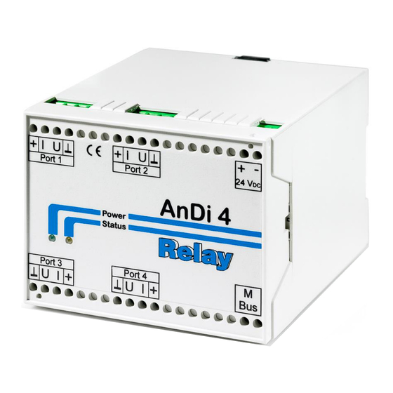 Relay AnDi1 Bedienungsanleitung