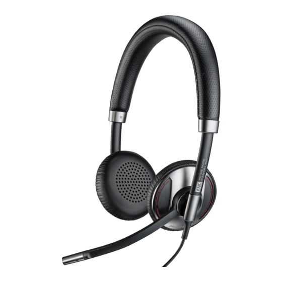 Plantronics Blackwire 725 Bedienungsanleitung