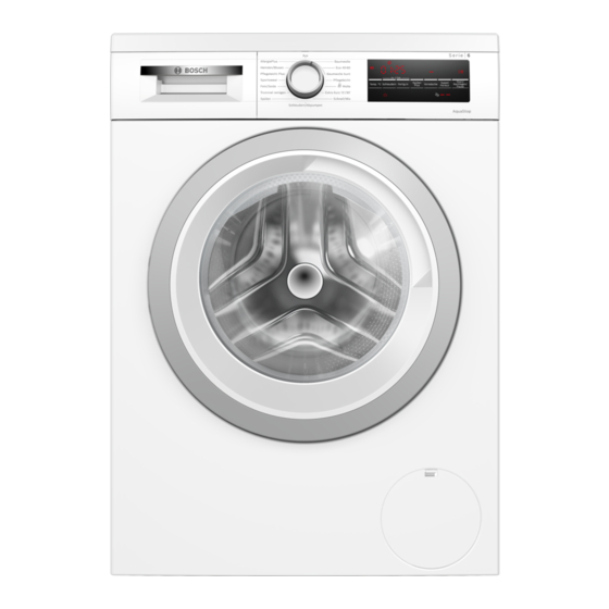Bosch WUU28T40 Gebrauchs- Und Montageanleitung