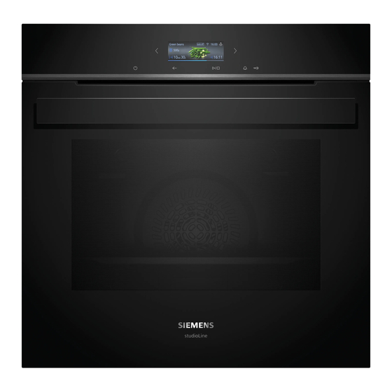 Siemens HB934GA 1 Serie Gebrauchs- Und Montageanleitung