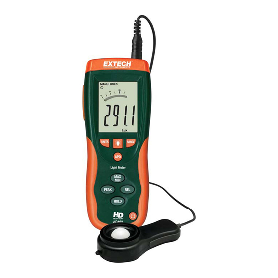 Extech Instruments HD400 Bedienungsanleitung