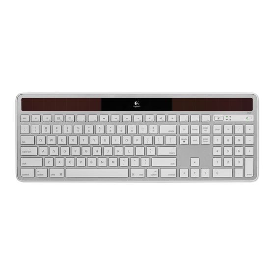Logitech K750 Startanleitung