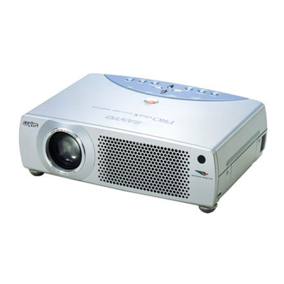 Sanyo PLC SE10 Bedienungsanleitung