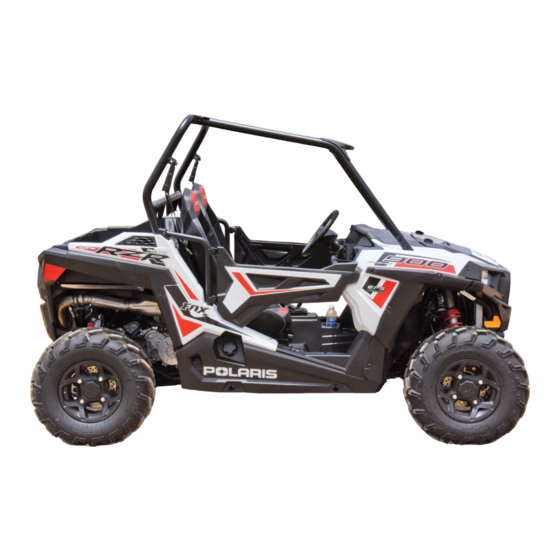 Polaris RZR S 900 MD Betriebsanleitung Für Wartung Und Sicherheit