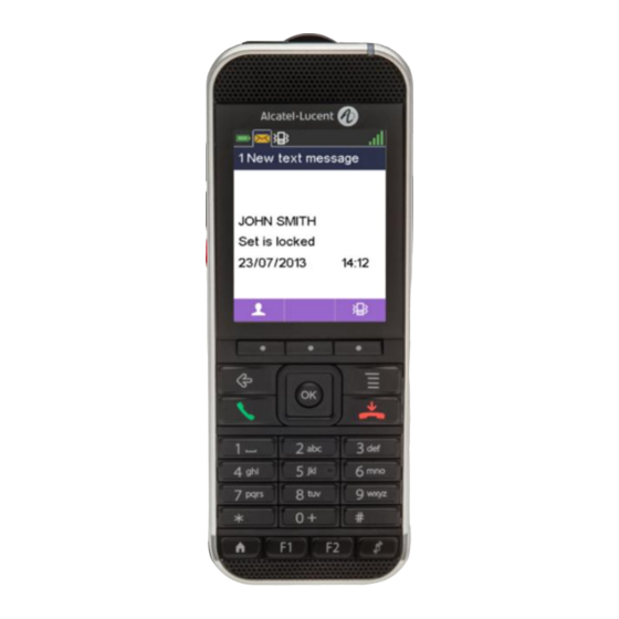 Alcatel-Lucent 8242 DECT Handset Benutzerhandbuch
