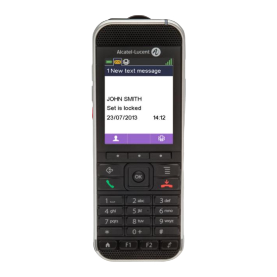 Alcatel-Lucent 8242 DECT Handset Benutzerhandbuch