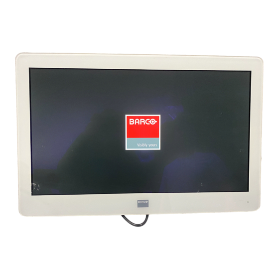Barco MDSC-2226 Bedienungsanleitung