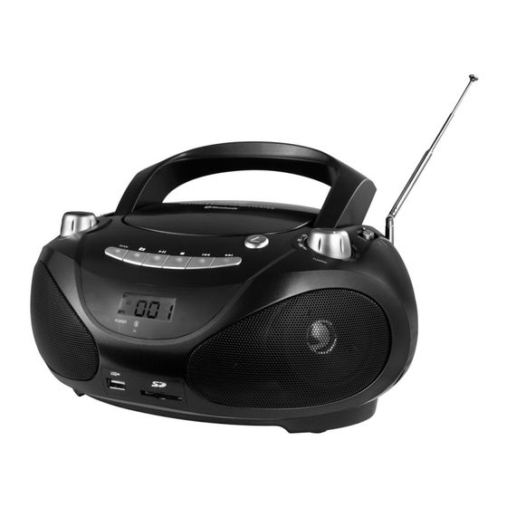 Beatfoxx CDB-230 Boomtastic Bedienungsanleitung