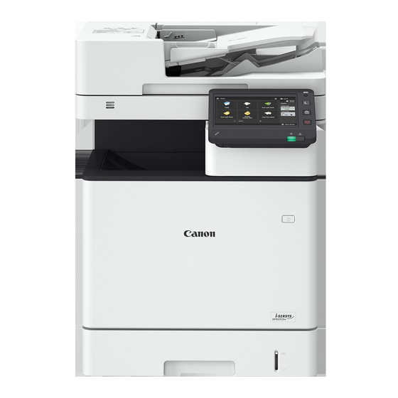 Canon i-SENSYS MF832Cdw Installationsanleitung