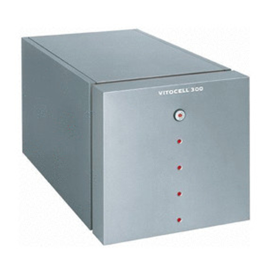 Viessmann Vitocell 300-H Montageanleitung Für Die Fachkraft
