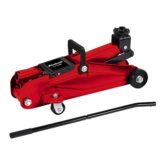 EINHELL CC-TJ 2000 Originalbetriebsanleitung