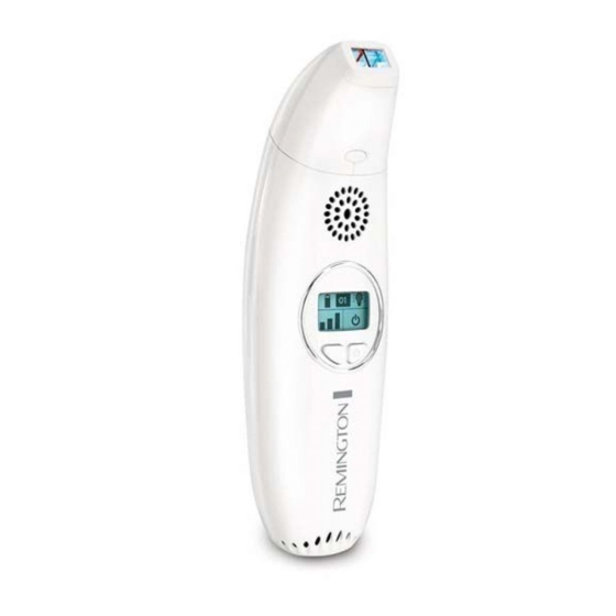 Remington Renew IPL2500 Bedienungsanleitung