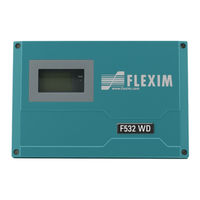 Flexim FLUXUS F532WD Betriebsanleitung