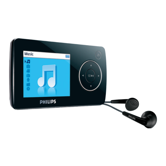 Philips SA3214 Kurzanleitung