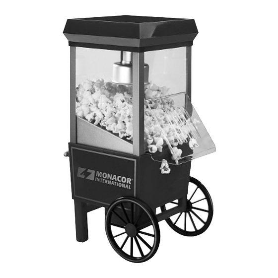 Monacor International POPCORN Bedienungsanleitung