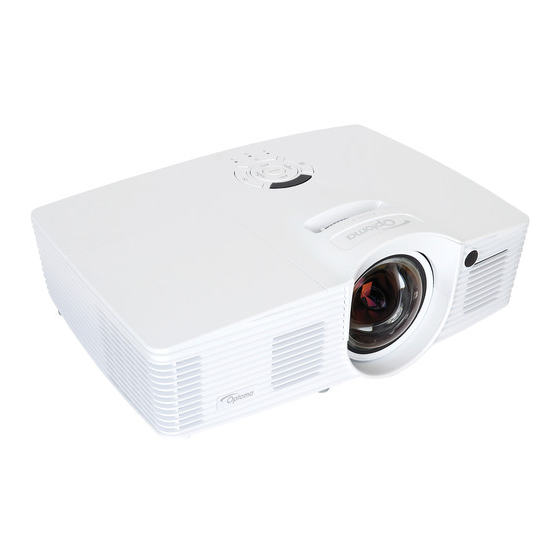 Optoma EH200ST Bedienungsanleitung