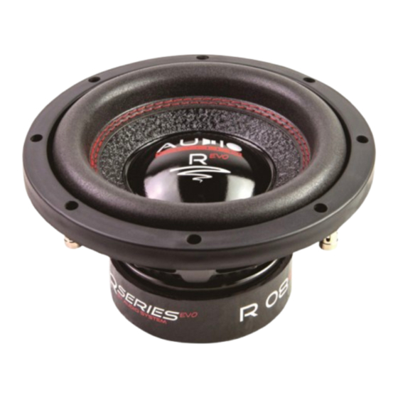 Audio System R08 EVO Anleitung