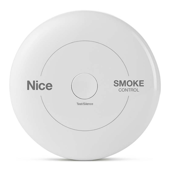 Nice Smoke-Control Anweisungen Und Hinweise Für Die Installation Und Die Bedienung
