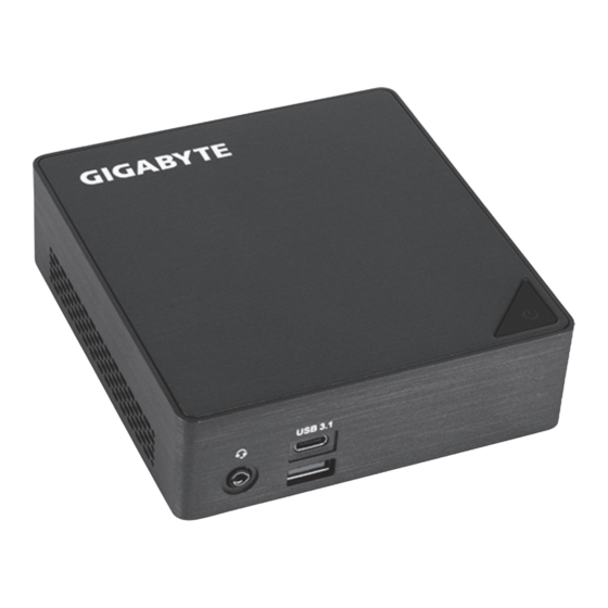 Gigabyte GB-BKi5HA-7200 Schnellstartanleitung