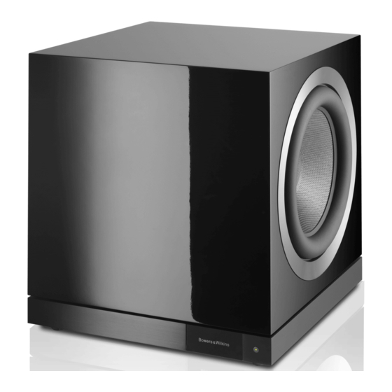 Bowers & Wilkins DB1 Anleitung