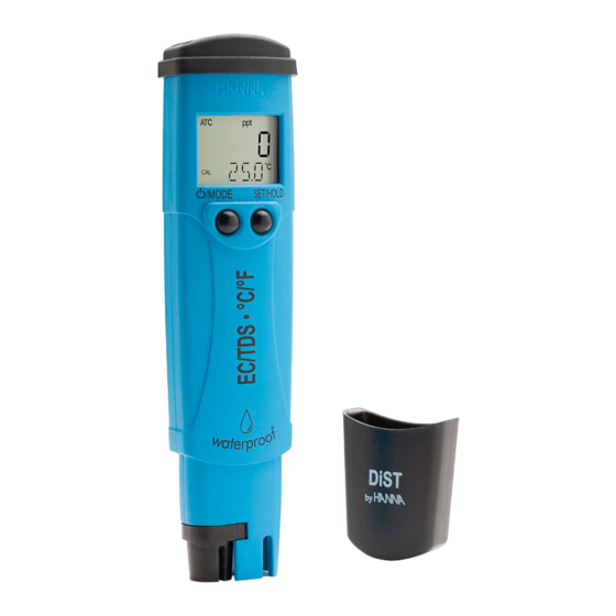 Hanna Instruments HI 98312 Bedienungsanleitung