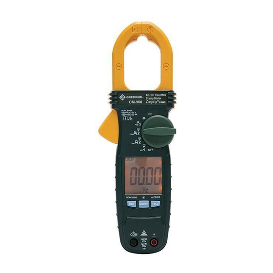 Greenlee CM-660 Bedienungsanleitung