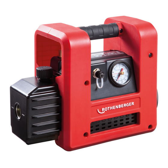 Rothenberger ROAIRVAC R32 1.5 Bedienungsanleitung