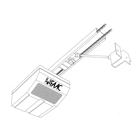 FAAC 500 Bedienungsanleitung