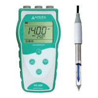 APERA INSTRUMENTS PH850 Bedienungsanleitung