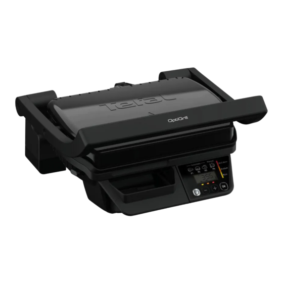 TEFAL OPTIGRILL GC7P0810 BEDIENUNGSANLEITUNG PdfHerunterladen ManualsLib