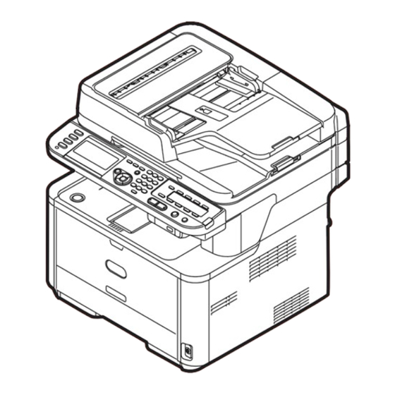 Oki mb451 Schnellstartanleitung