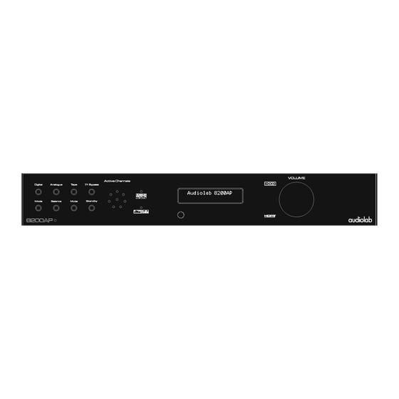 Audiolab 8200AP Bedienungsanleitung
