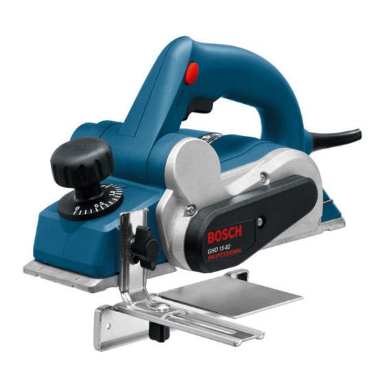 Bosch GHO 15-82 Professional Originalbetriebsanleitung