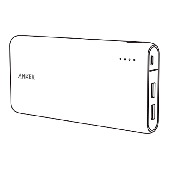 Anker PowerCore Speed 20000 QC Bedienungsanleitung