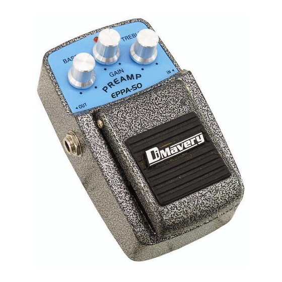 Dimavery EPPA-50 Preamp Bedienungsanleitung