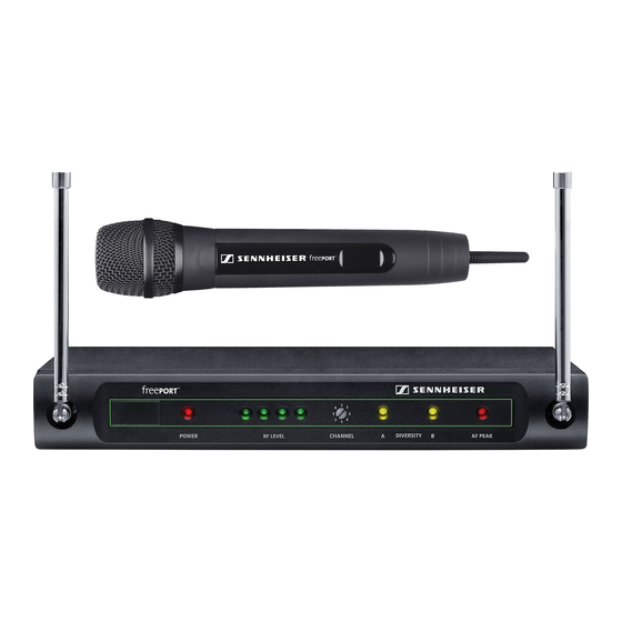 Sennheiser freePORT Bedienungsanleitung