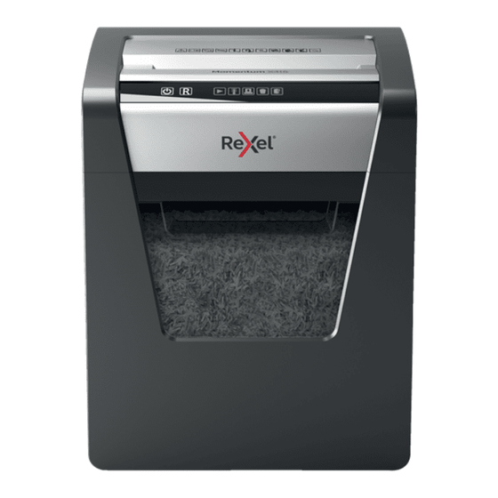 Rexel Momentum X415 Erste Schritte