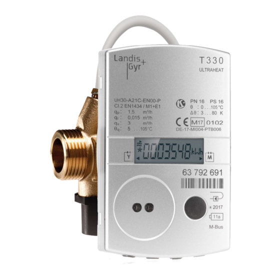 Landis+Gyr ULTRAHEAT T330 Technische Beschreibung